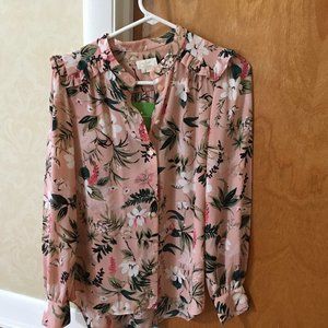 Kate Spade New York sleeved silhouette blouse
